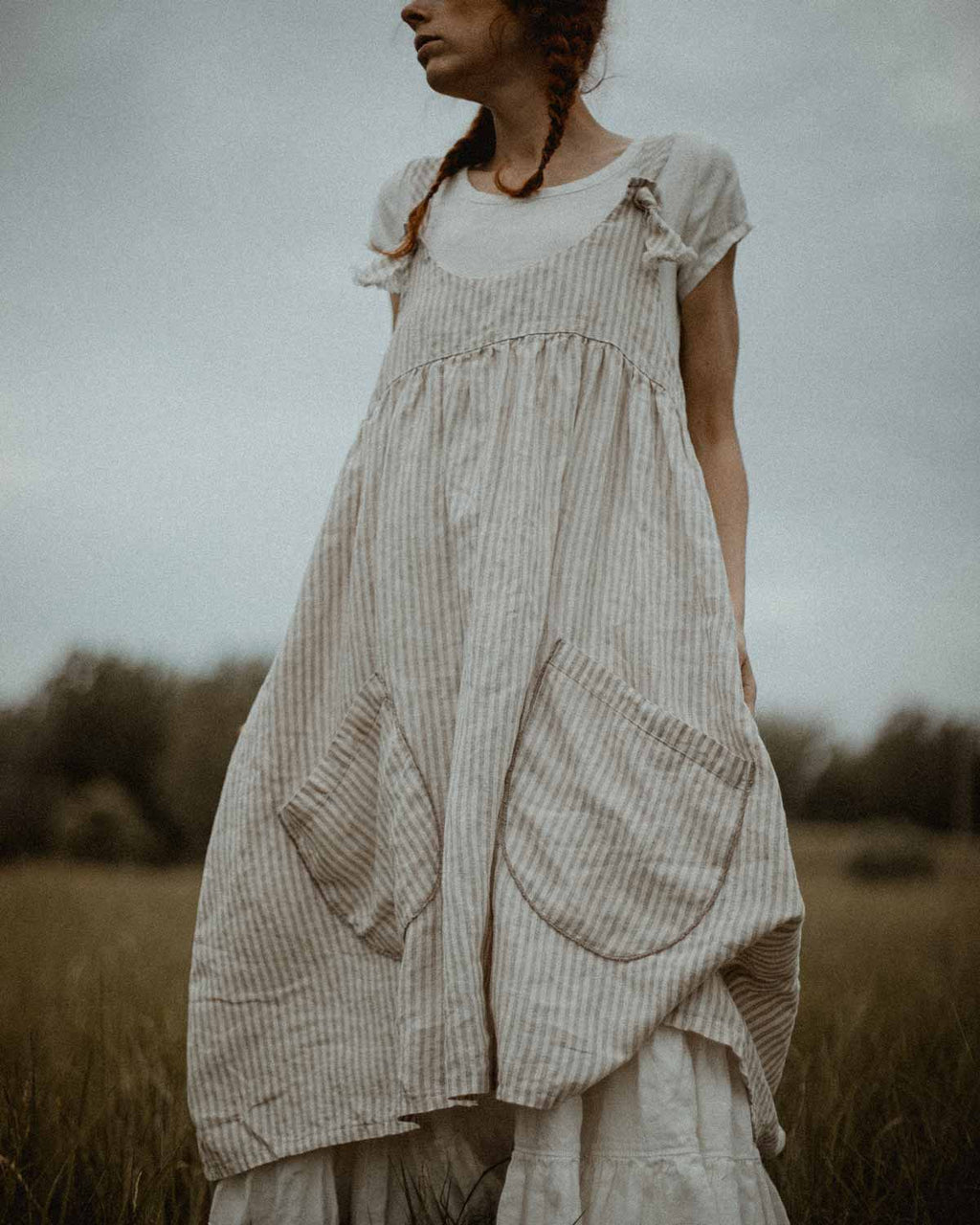 Pinafore Dress with Pockets