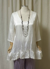 Poets Tee Satin