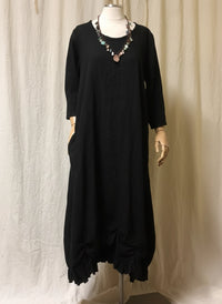 Petal Dress Long, Linen