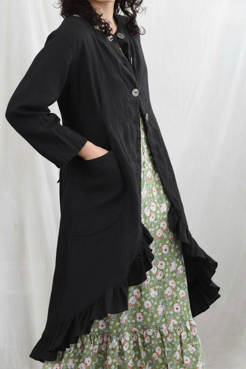 Autumn Coat in Linen