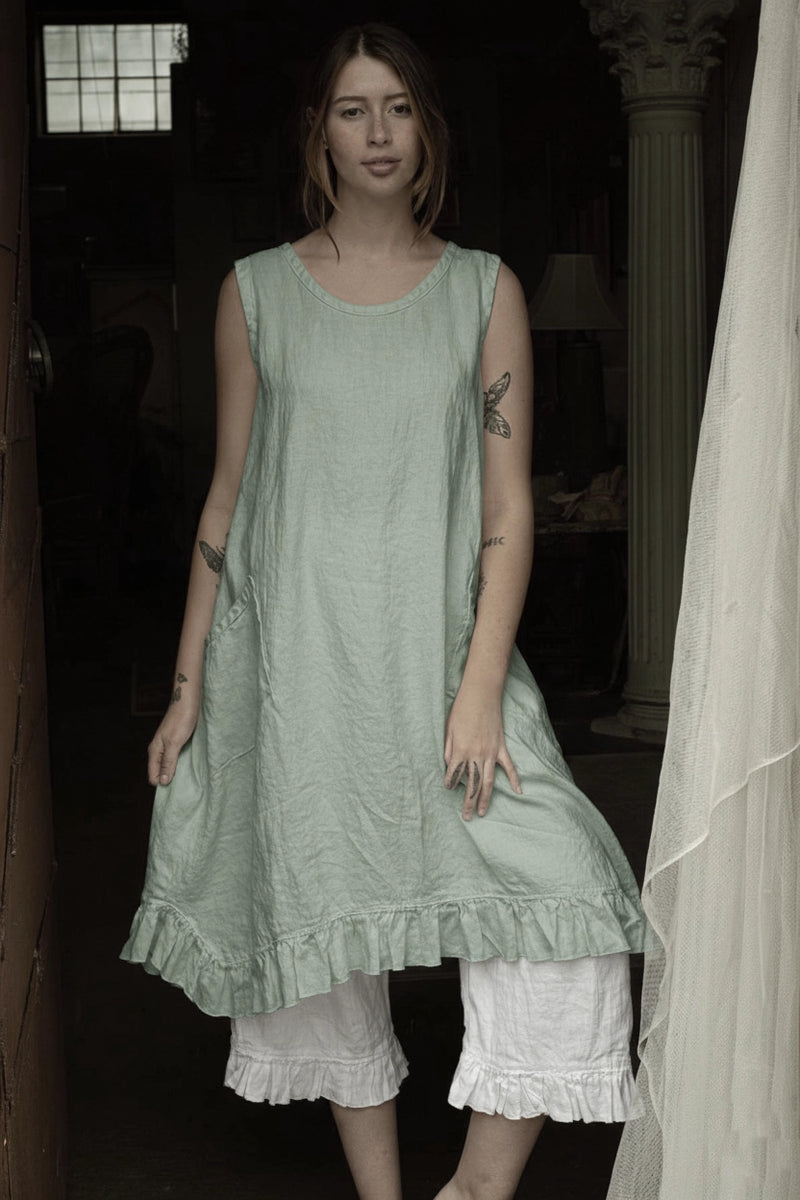 Mary Ellen Over Smock in Linen