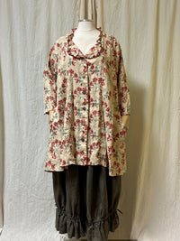 Phoebe Top Linen - Heart's Desire Clothing