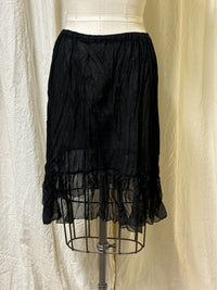 Nicole Mini Half Slip Cotton and Silk Organdy Ruffle