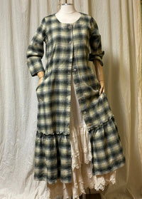 Mid Town Dress in Flannel