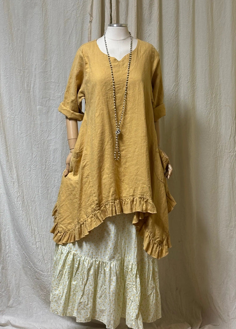 Lana Top in Linen, USA