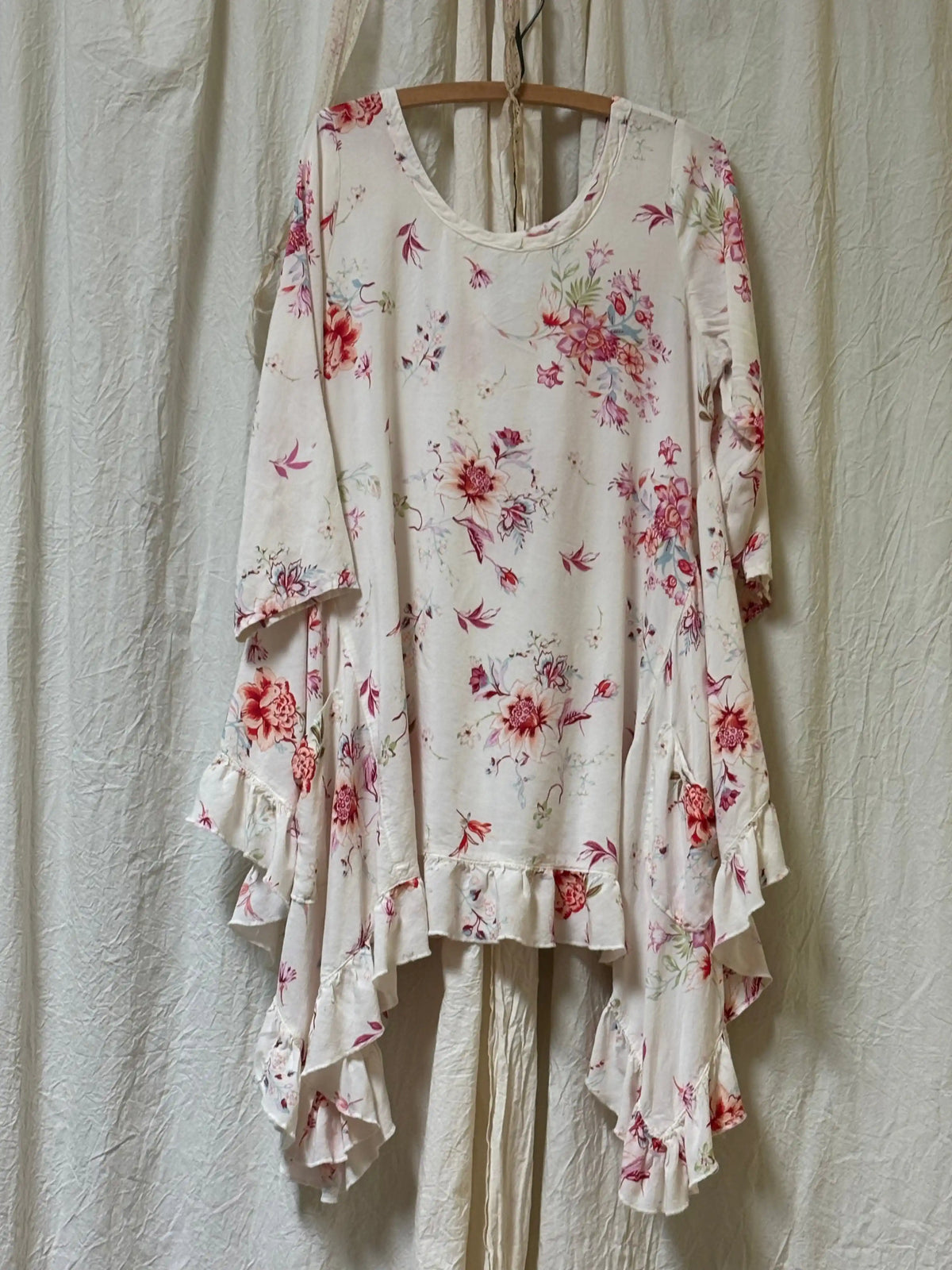 Flutter Top Rayon Floral