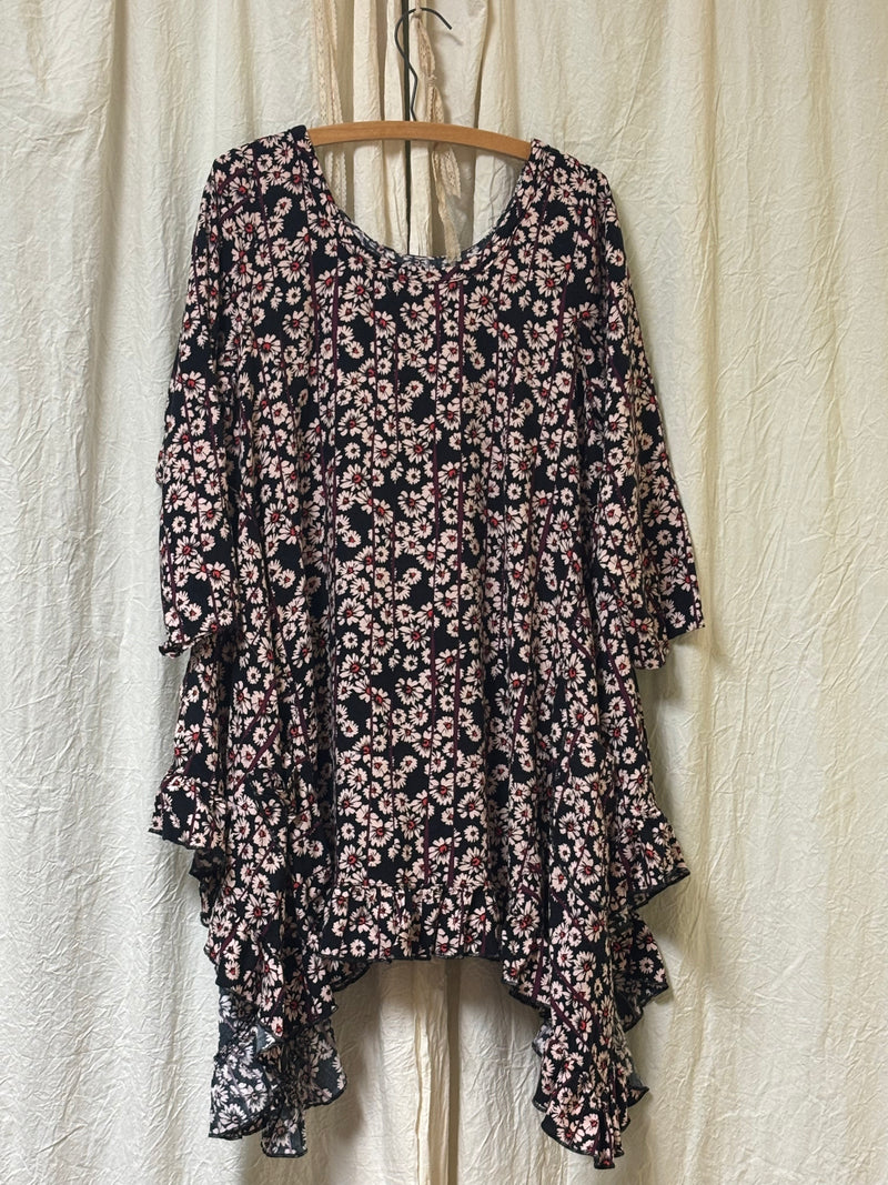 Flutter Top Rayon Floral