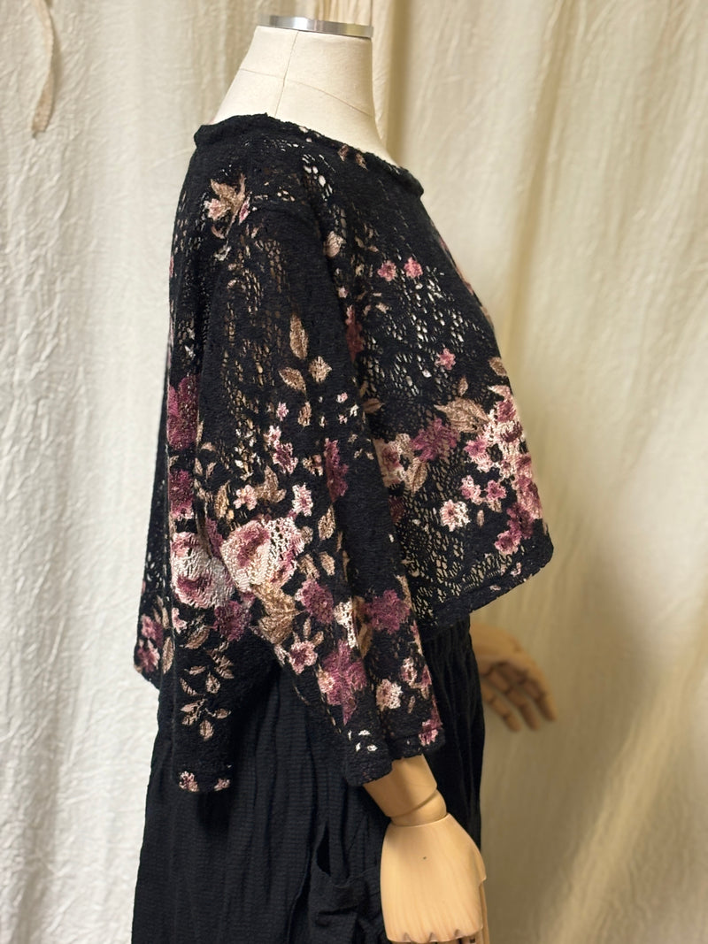 Cover Tee in Cotton Lace Floral