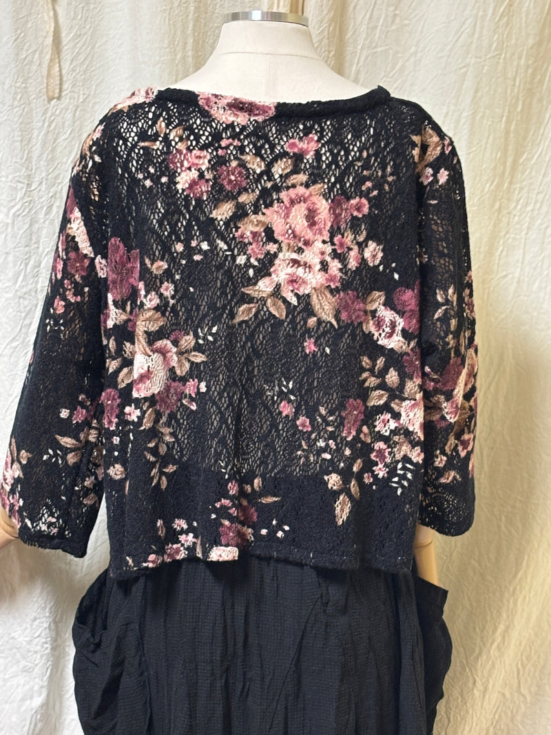 Cover Tee in Cotton Lace Floral