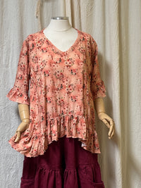 Breezy Top Rayon Floral