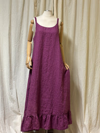 Sunday Slip Dress Linen - Heart's Desire Clothing