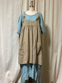 Arminda Pinafore in Homespun Cotton