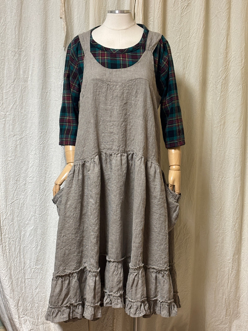 Country Jumper in Linen, USA - Heart's Desire Clothing