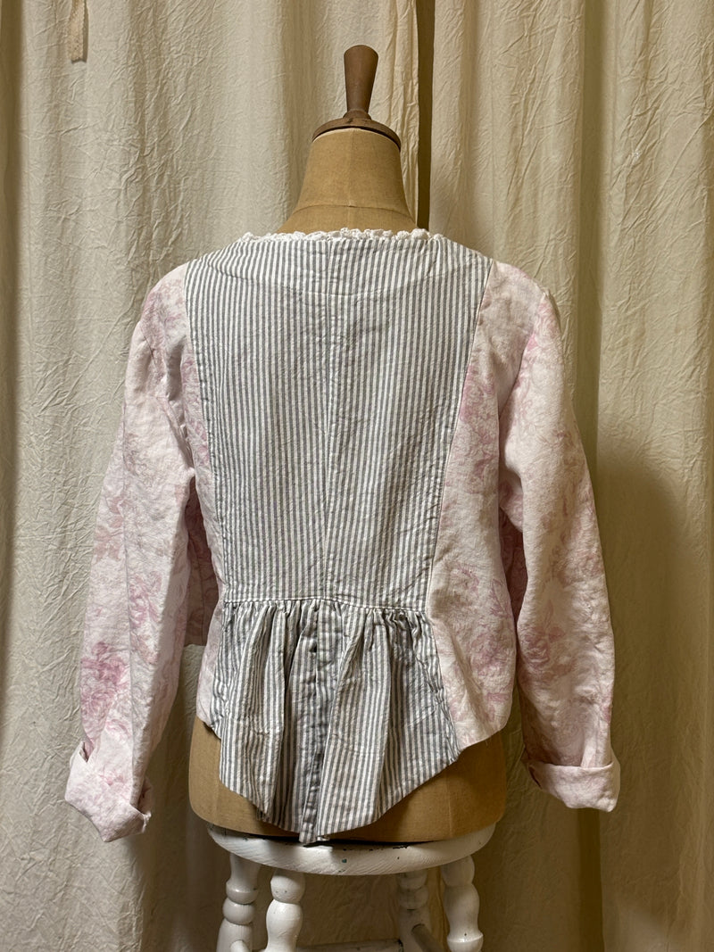 Ellie Jacket in Floral Linen Mix Up