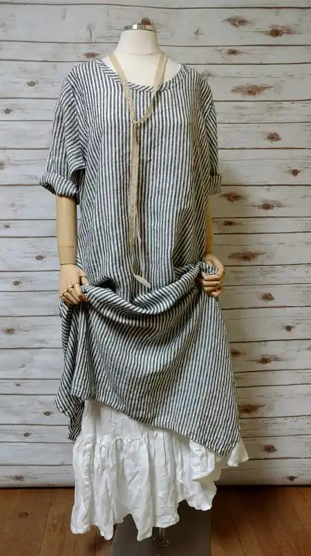 Fairy Slip  in Medium Weight Linen