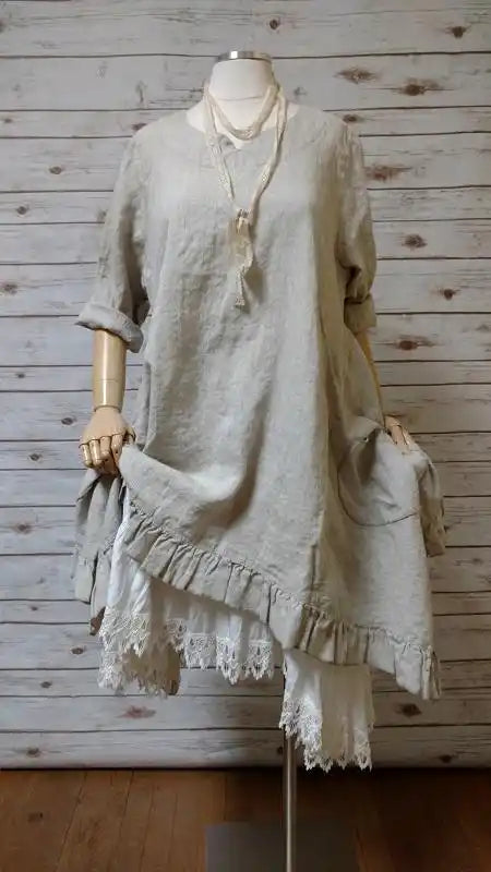 Lana Top in Linen, USA