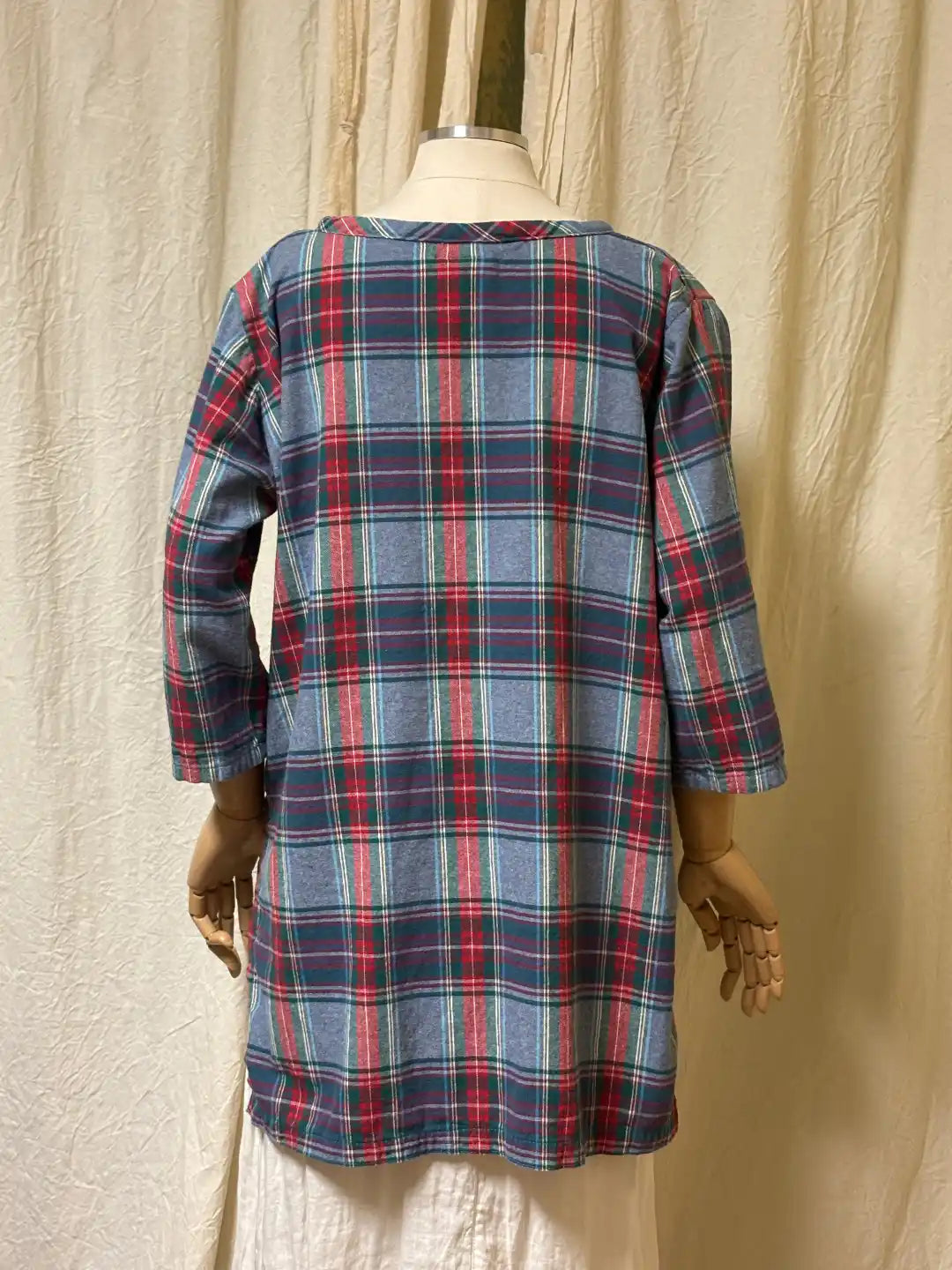 Easy Tunic in Flannel - Heart's Desire Clothing