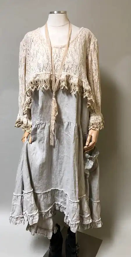 Over Shrug Top Cotton Lace