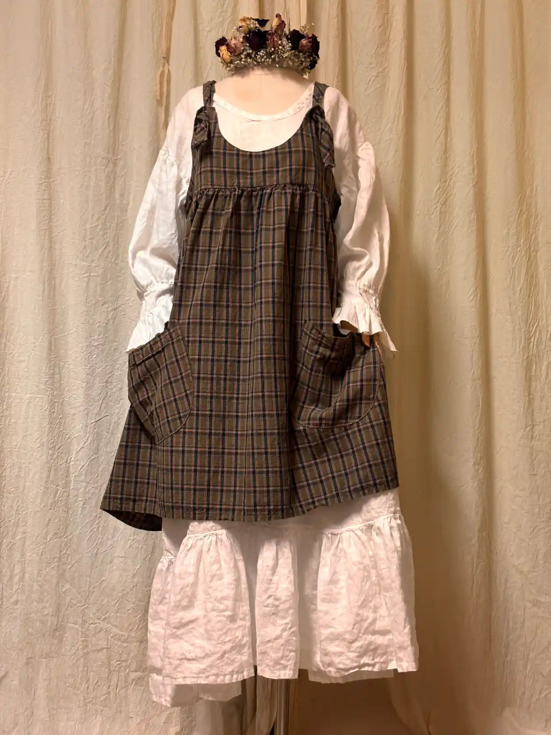 Juliette Chemise Hankie Linen - Heart's Desire Clothing