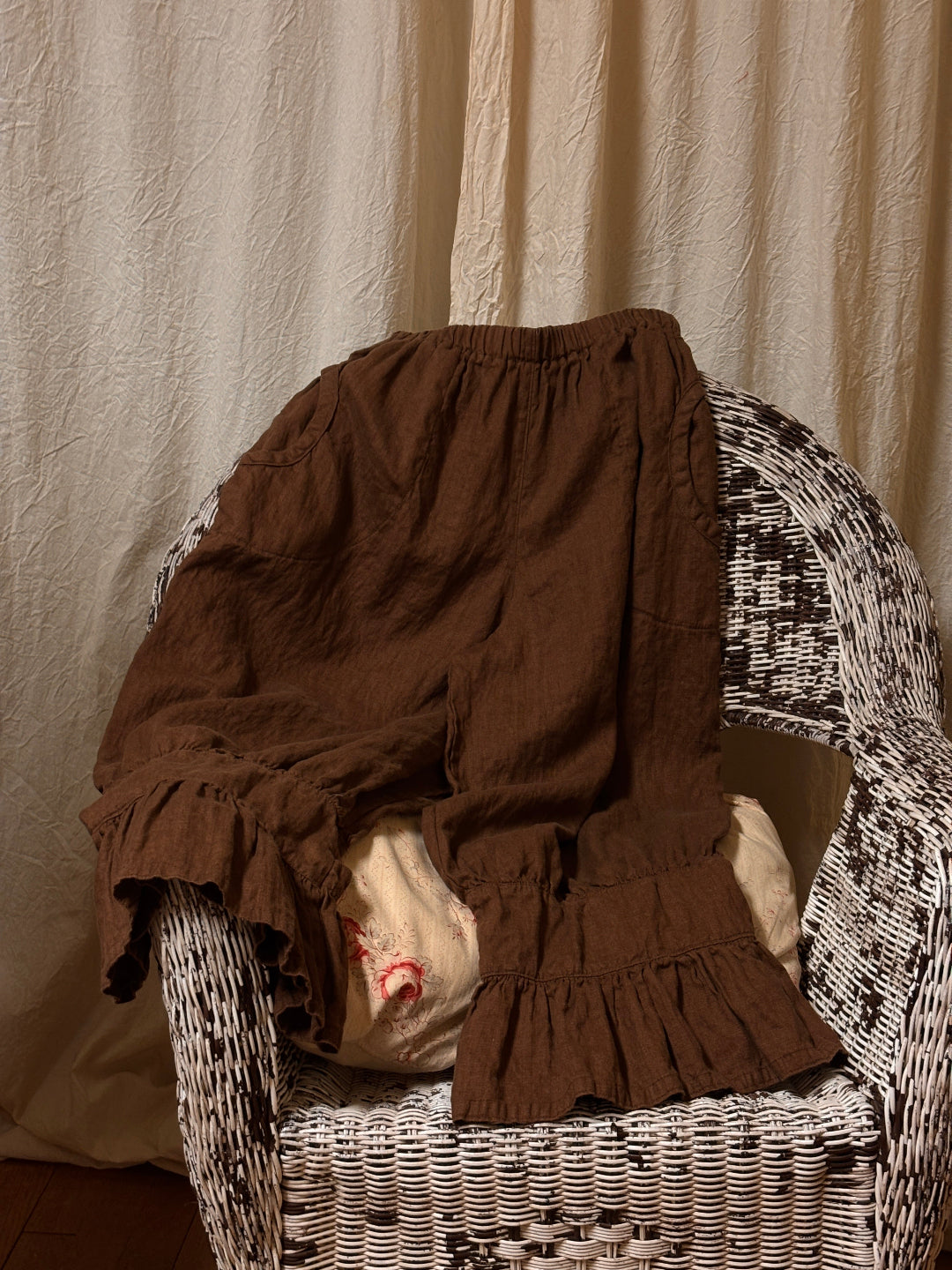 Janis Bloomer Crop, Linen