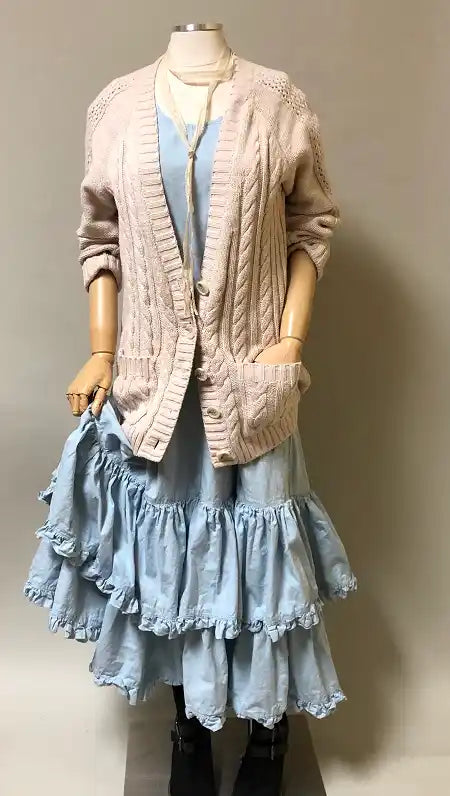 Suzanne Petticoat Cotton Chambray