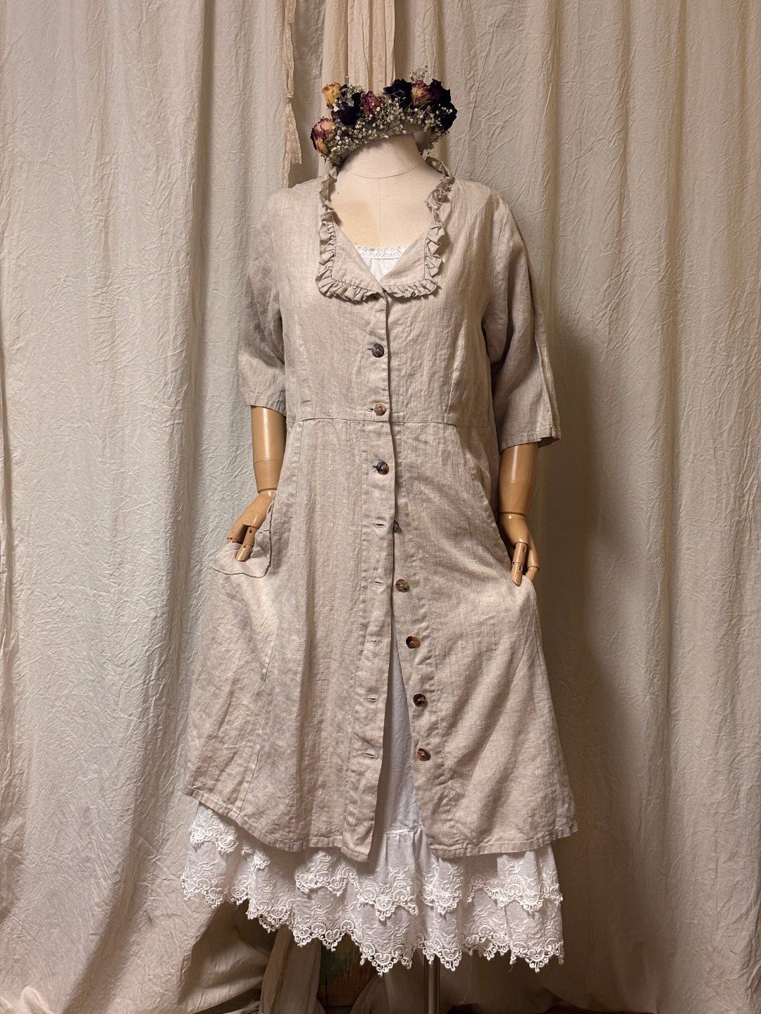 Audrey Slip White / L Audrey Slip White / L