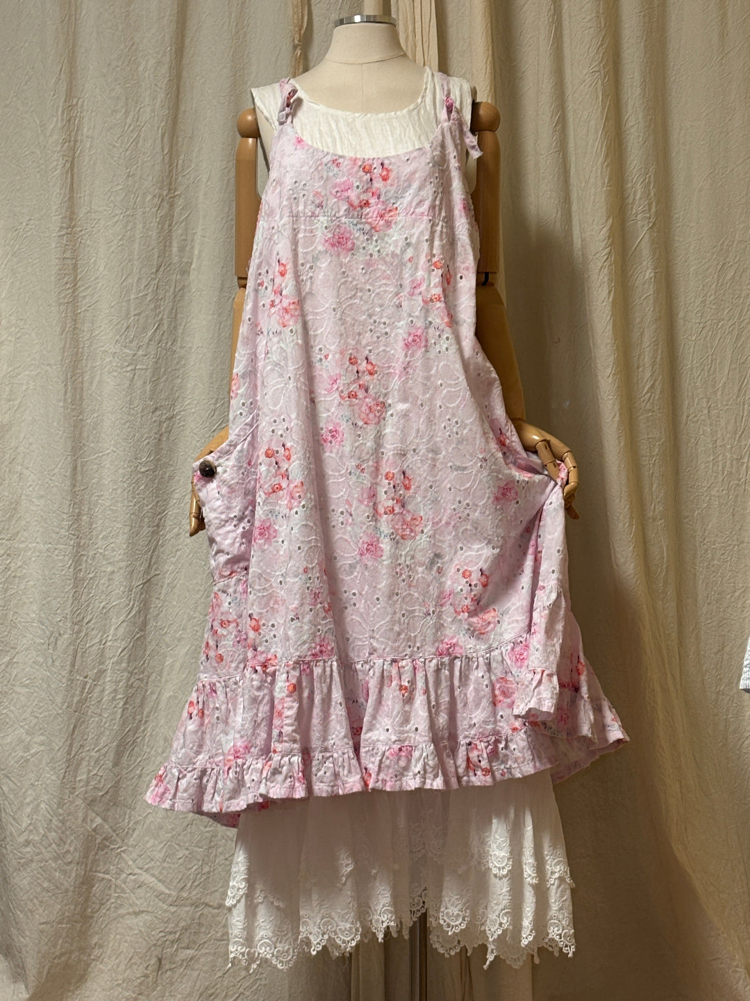 Emma Pinafore, Cotton - Heart's Desire Clothing