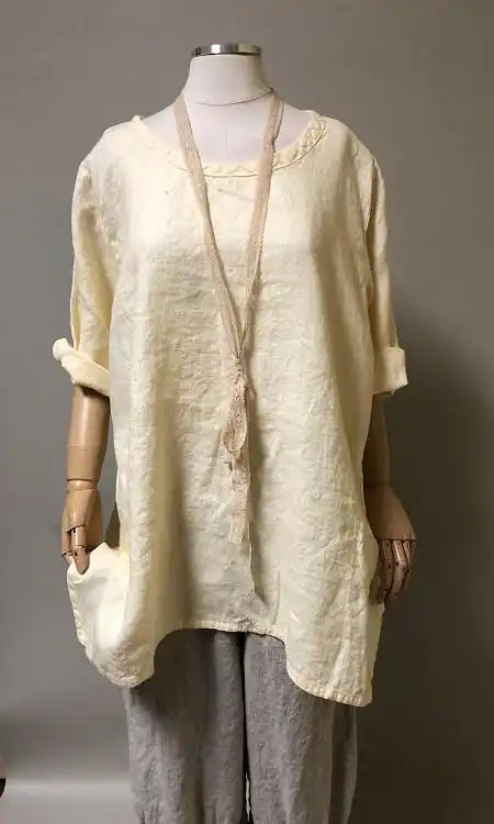 Simple Top, Linen
