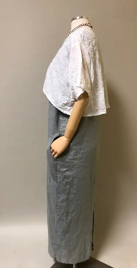 Pencil Tank Dress Linen