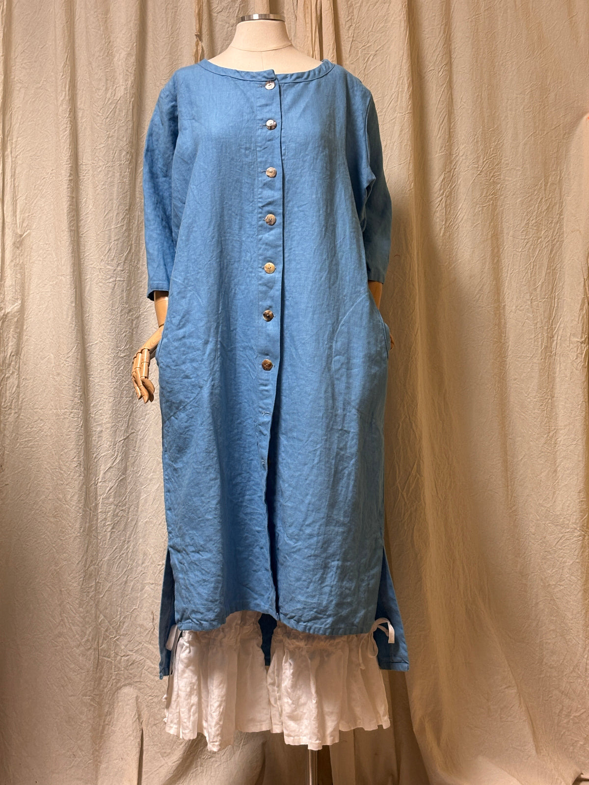 Loudean Duster, Linen - Heart's Desire Clothing