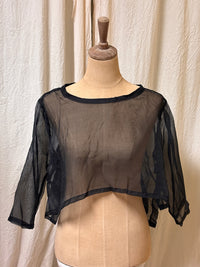 Cover Tee in Silk Organdy