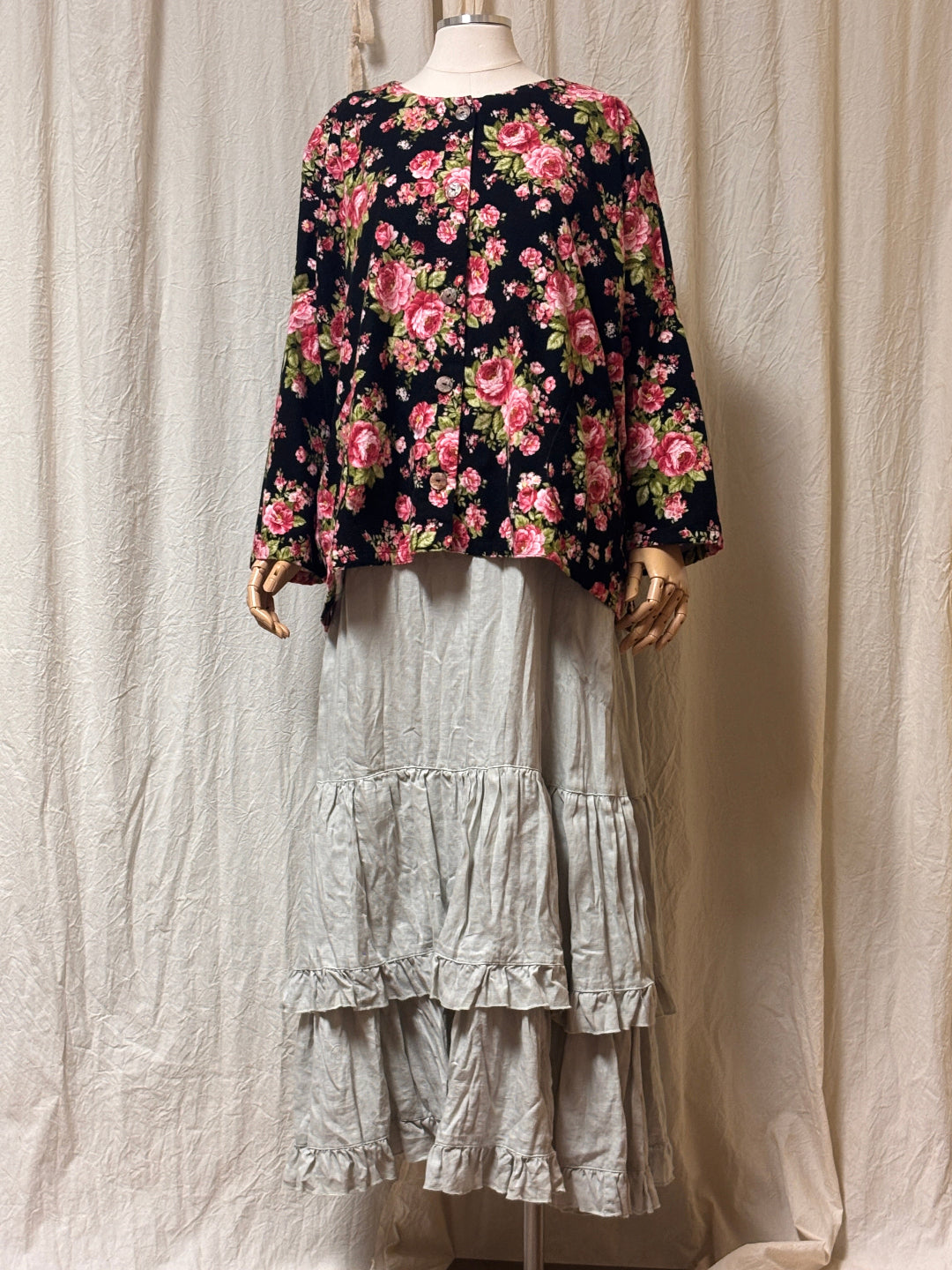 Julia Top, Flannel - Heart's Desire Clothing