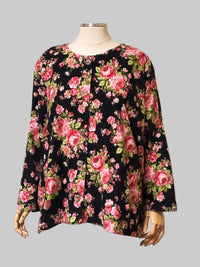 Julia Top, Flannel - Heart's Desire Clothing