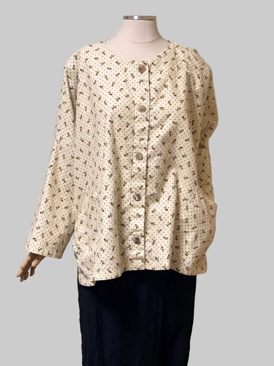 Julia Top, Flannel - Heart's Desire Clothing