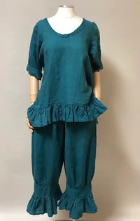 Janis Bloomer Crop, Linen
