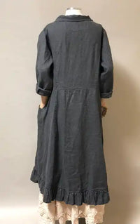 Lila Coat, Linen