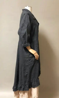 Lila Coat, Linen
