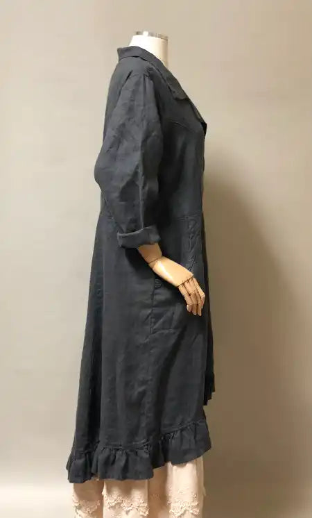 Lila Coat, Linen