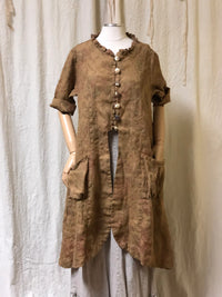 Kate Duster in Printed Linen