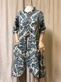 Kate Duster in Printed Linen