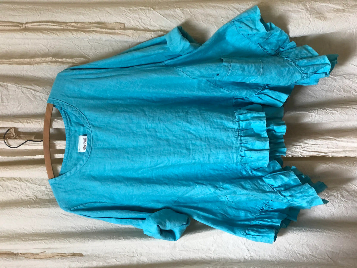 Butterfly Top Long, Linen