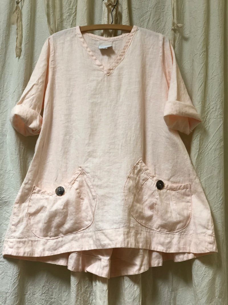 Meggin Top in Linen, USA