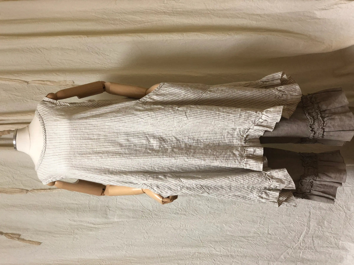 Mary Ellen Over Smock in Linen