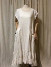 Prairie Dress, Cap Sleeve Linen