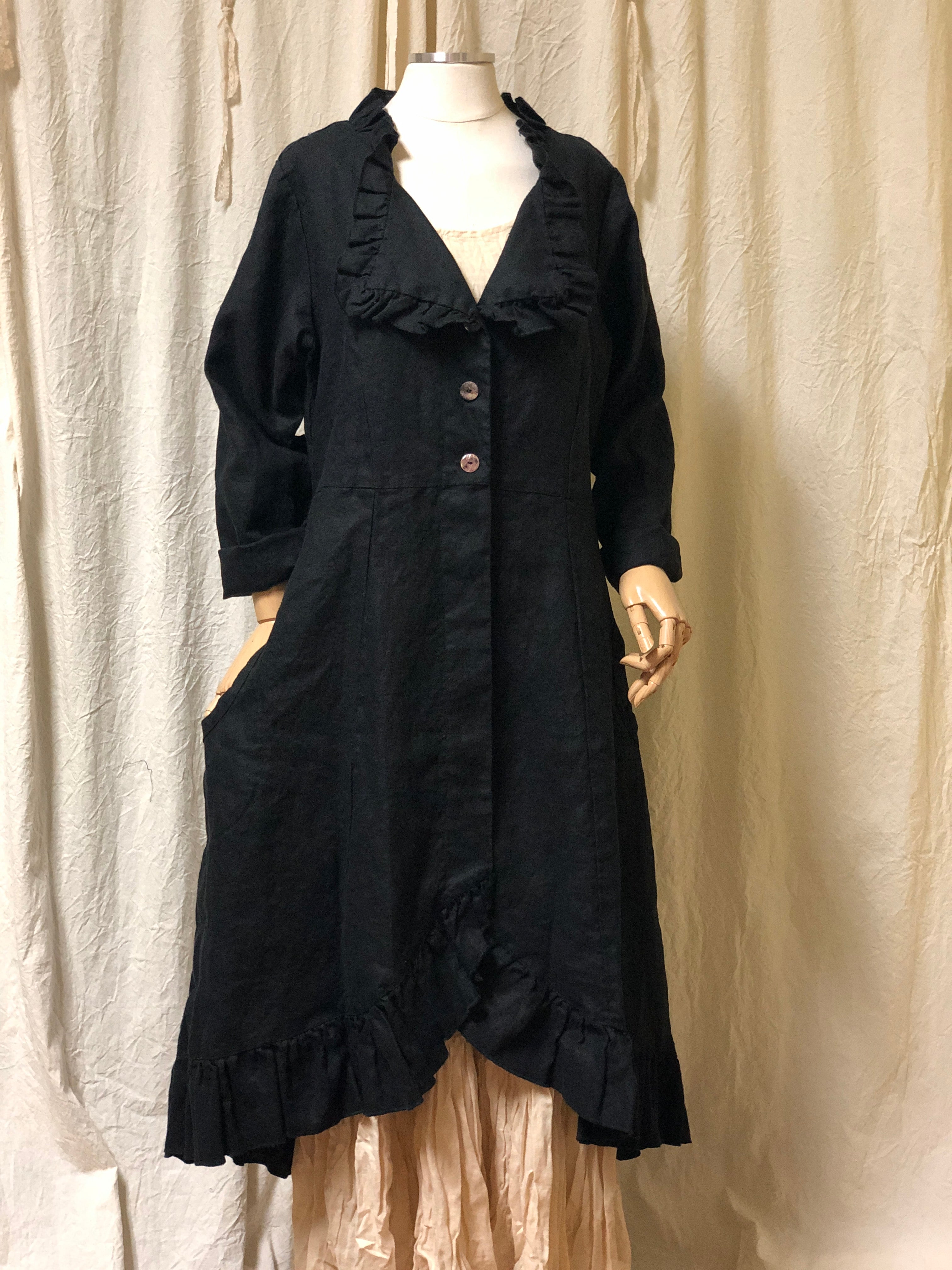 Wedding Duster, Linen – Heart's Desire Clothing