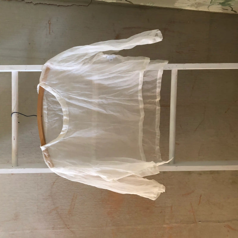 Cover Tee in Silk Organdy