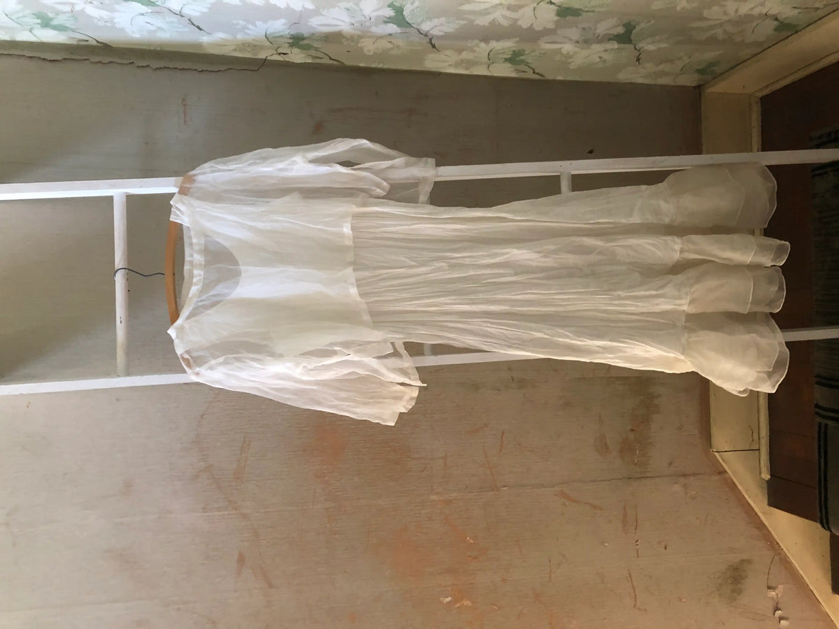 Cover Tee in Silk Organdy