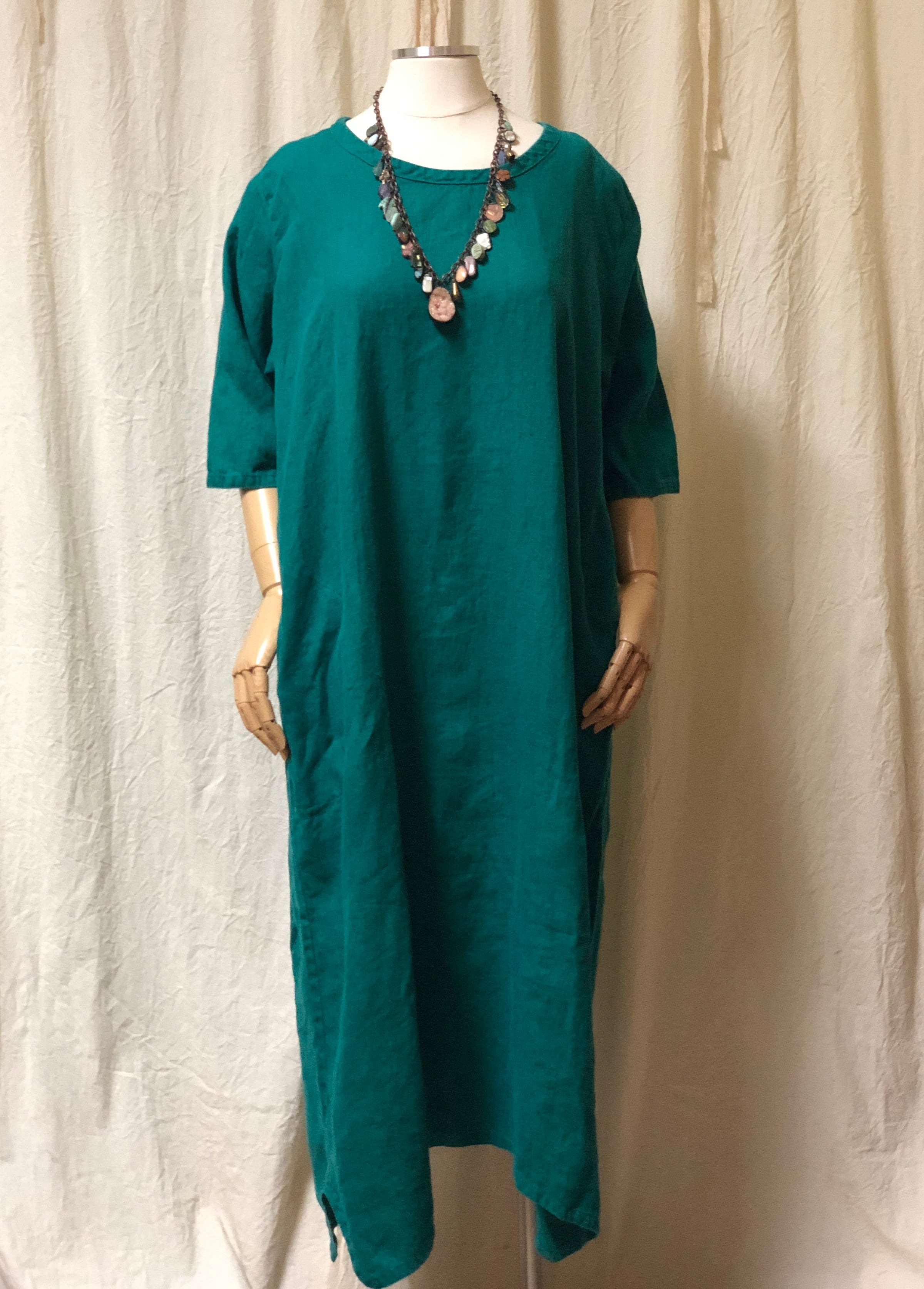 Minimal Linen Dress - Simple Dress in Linen, USA Heart's Desire Clothing Minimal Linen Dress - Simple Dress in Linen, USA Heart's Desire Clothing
