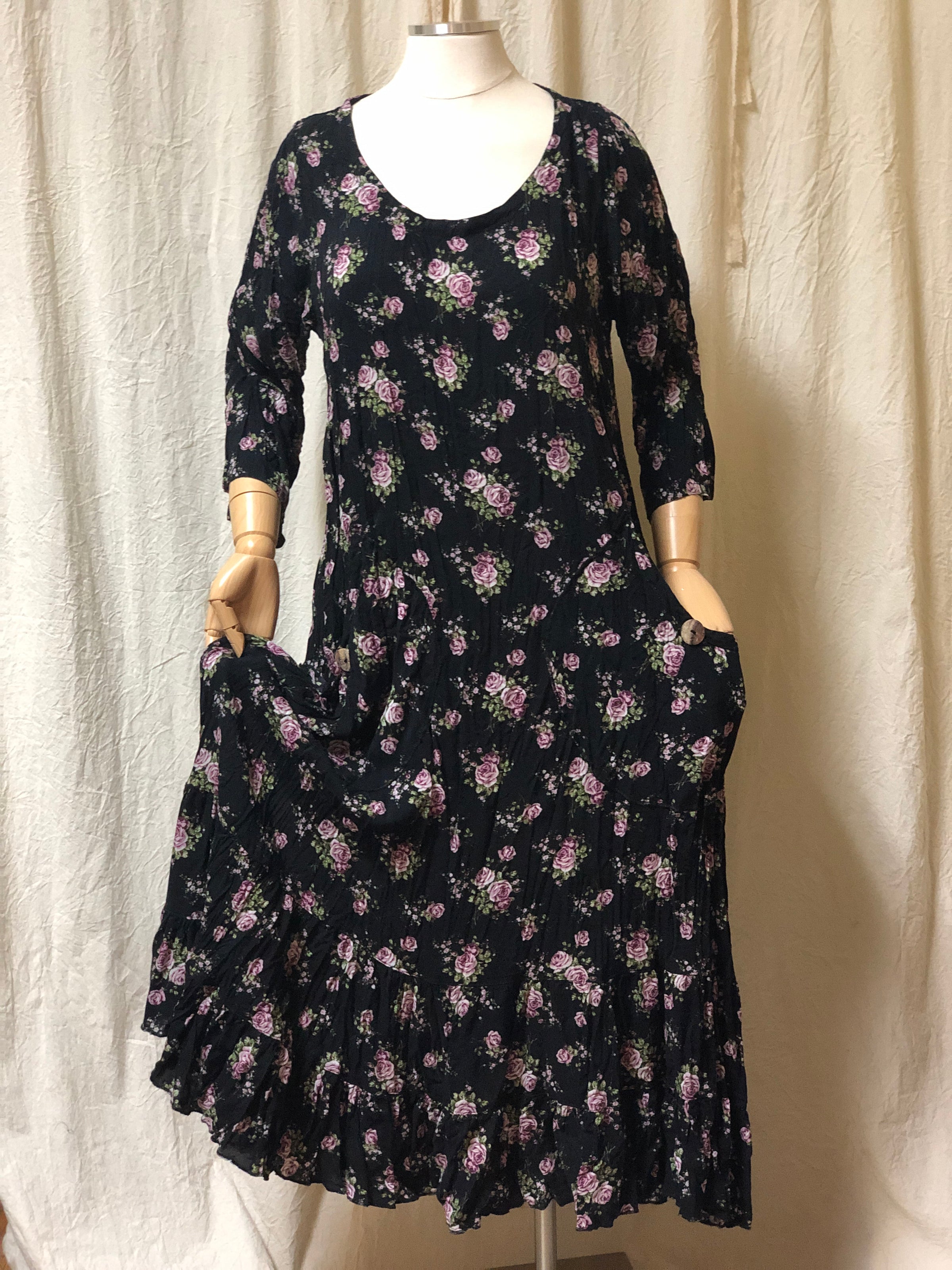 Prairie Dress in Rayon – Heart's Desire Clothing
