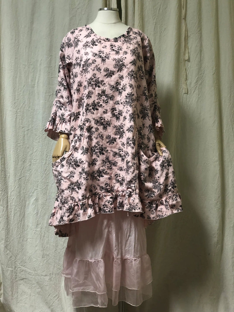 Tea Dress in Linen, USA